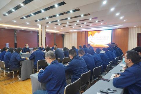 高任龙到金坦公司宣讲党的十九届六中全会精神