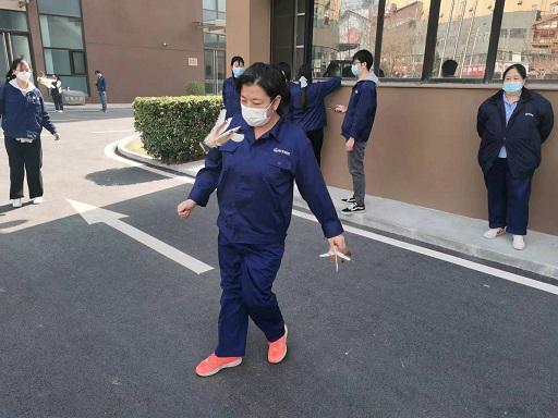 金坦公司：组织开展庆三八女工健身活动